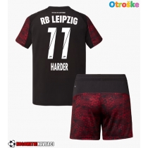 Otroške Nogometnih dresov RB Leipzig Conrad Harder #11 Tretji 2025-26 Kratki rokavi (+ hlače)